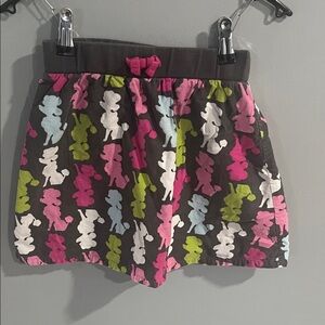 Crazy 8 Multicolor Poodle Print Kids Skirt Size Medium (7/8)